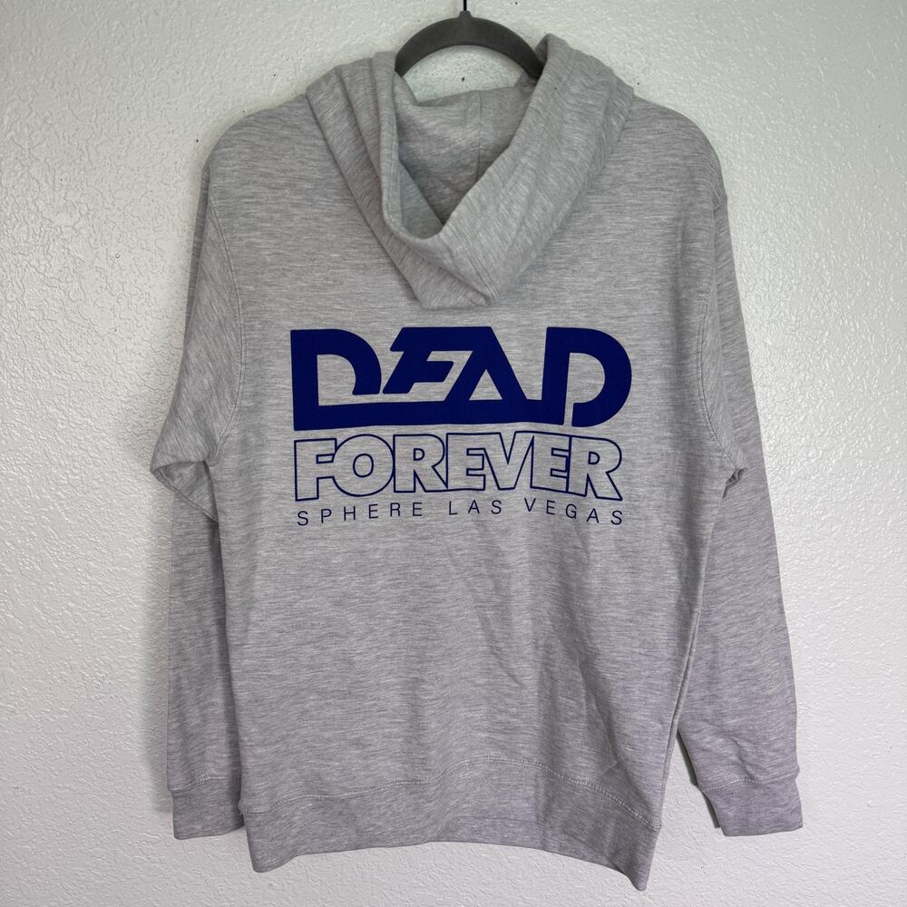 Dead & Company Hoodie Mens Small Dead Forever Sphere Las Vegas Sweatshirt Grey
